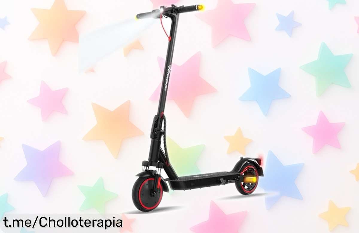 Patinete eléctrico EVERCROSS EV85F con potente motor y 30 km de autonomía, ¡ofertón que te hará recorrer la ciudad sin parar! Aprovecha este precio loco antes de que se acabe.