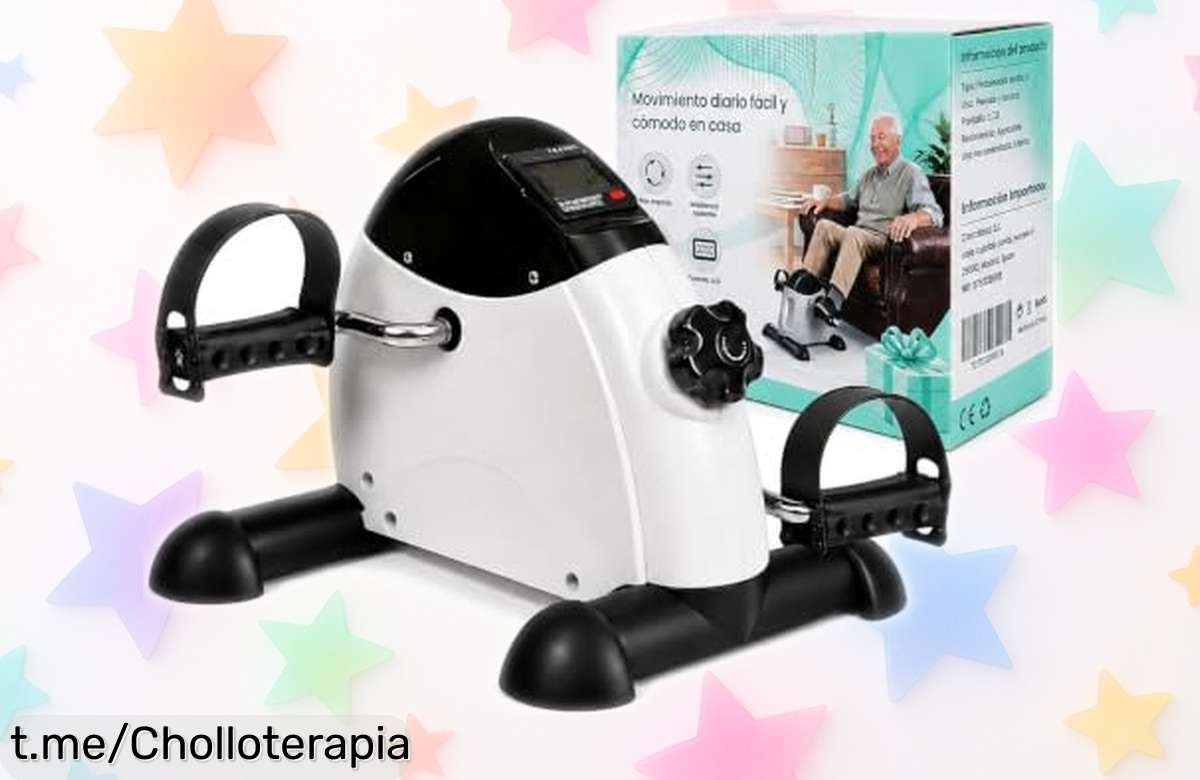 Pedal estático CREACLOUD para mayores, la forma más fácil de mantenerte activo en casa a un precio de ganga que no querrás dejar pasar; ¡muévete y vive mejor hoy!