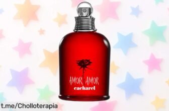 Perfume Amor Amor de Cacharel, dulce y fresco: ¡rebajado a un precio que parece broma! Hazte con él ya y deja una huella inolvidable cada día.