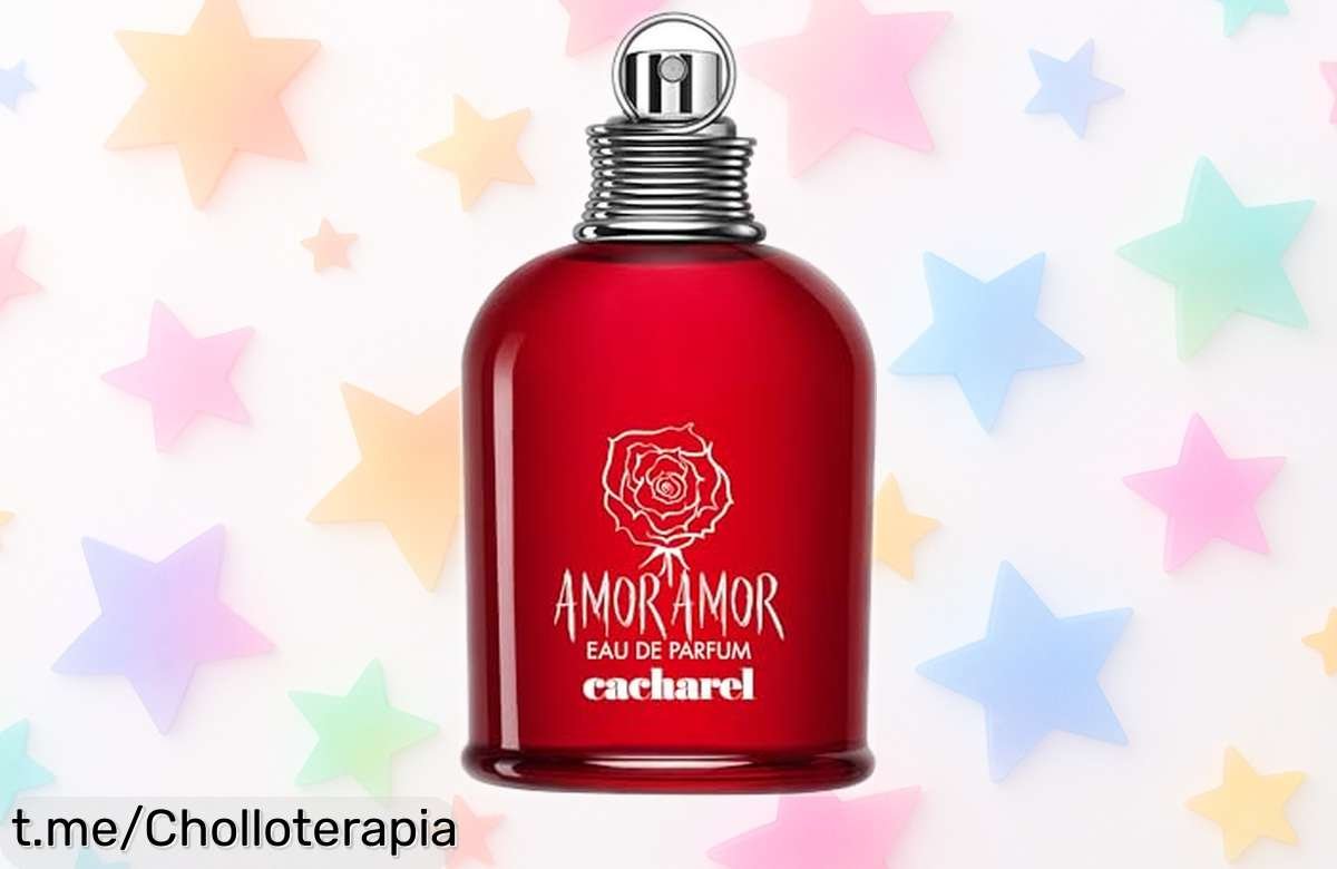 Perfume de mujer Cacharel Amor Amor EDP 100 ml, un ofertón irresistible que dejará huella en todos; ¡no te pierdas esta oportunidad de brillar con su aroma cautivador!