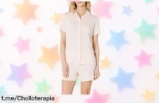 Pijama corto Amazon Essentials x Sofia Grainge para mujer y niña, un planazo divertido que rebajado se siente genial ¡No dejes pasar esta locura de precio!