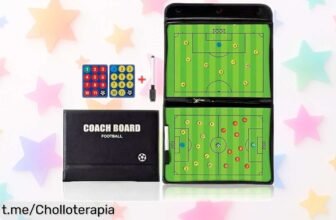 Pizarra táctica para entrenar fútbol CREADY®: un ofertón que te ayudará a organizar tu equipo y preparar jugadas de manera fácil. ¡No dejes escapar esta oportunidad, mejora tu juego ya!