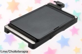 Plancha de cocina JATA JEGR1246 con calor ultra rápido y superficie antiadherente, ¡ofertón para que disfrutes cocinando sin complicaciones!