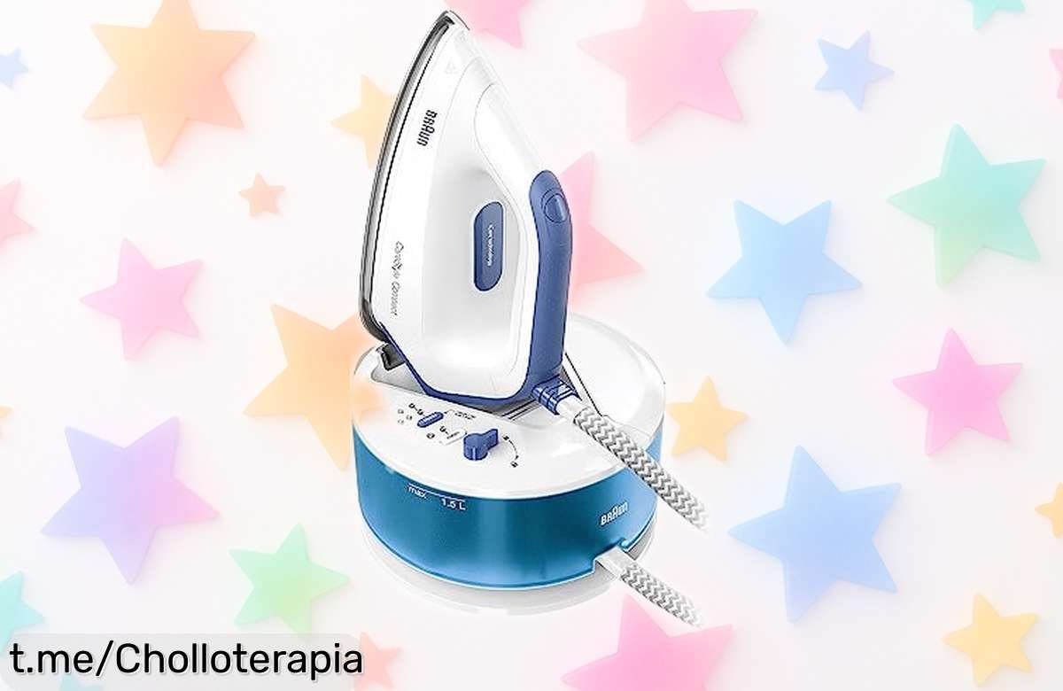 Plancha de vapor Braun CareStyle Compact IS2143BL: quita arrugas al instante y con un cañón de vapor potente, ahora a precio rebajado. ¡Haz que tu ropa brille ya!