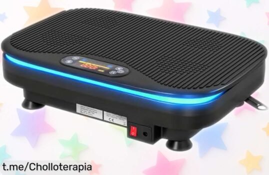Plataforma vibratoria SportNow con 99 velocidades y Bluetooth: entrega a tu hogar el gym de tus sueños por un precio loco que no puedes dejar pasar. ¡Empieza hoy mismo!