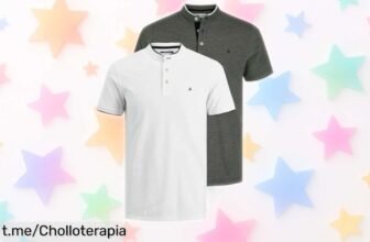 Polo básico Jack & Jones para hombre: ¡rebajado y resistente, es el chollazo perfecto para un fondo de armario actualizado sin complicaciones!