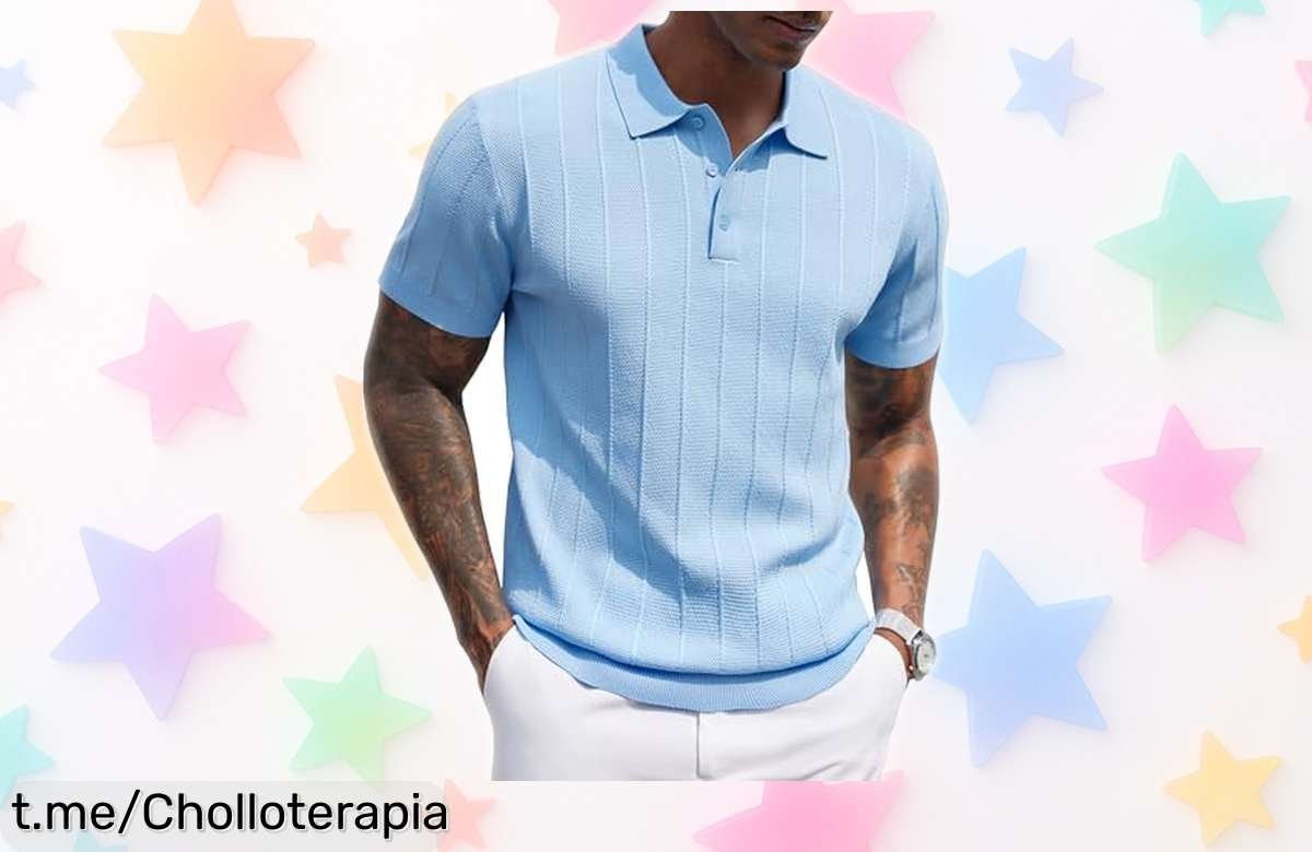 Polo de manga corta COOFANDY, ideal para golf y casual, precio increíble que no se repite; siente el estilo sin vaciar tu bolsillo. ¡Date prisa y hazlo tuyo!