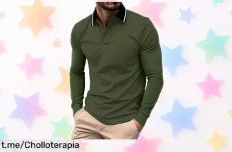 Polo de manga larga JACKETOWN que resiste cualquier plan y con puños elásticos, ¡preparado para tu día a día! Aprovéchalo ahora porque su precio ha bajado absurdamente.