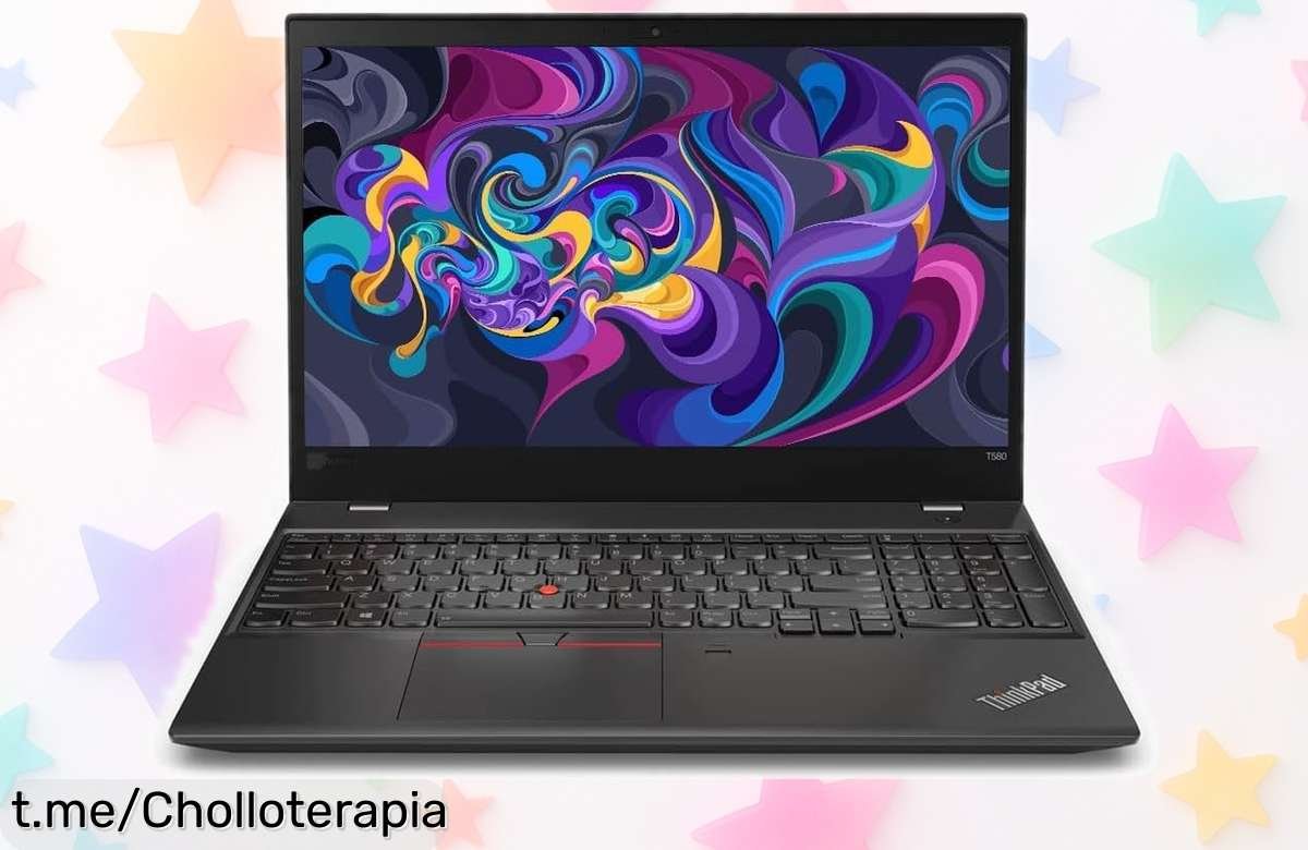 Portátil Lenovo ThinkPad T580 i5 con gran pantalla, perfecto para trabajar y divertirte a un precio regalado que no podrás dejar pasar.