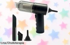 Potente aspiradora portátil ALMALUX 3 en 1 a precio loco: aspira, sopla y simplifica todo con su batería de larga duración, aprovecha este ofertón antes que se acabe y siente la diferencia ya.