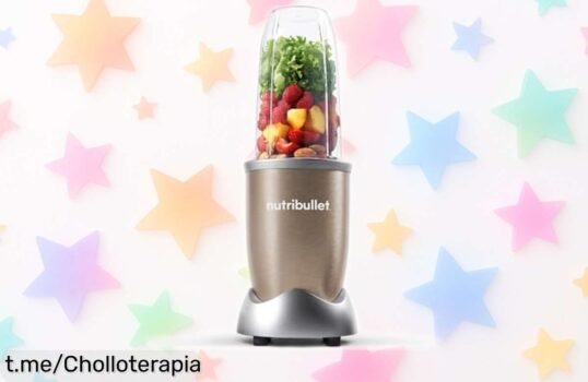Potente batidora Nutribullet Pro 900W que exprime cada gota y se limpia al instante, ¡no dejes pasar este ofertón irresistible!