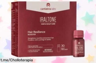 Potente pack de 30 viales Iraltone Hair Resilience Booster para revitalizar tu pelo, ¡rebajado a un precio loco que no puedes dejar escapar!