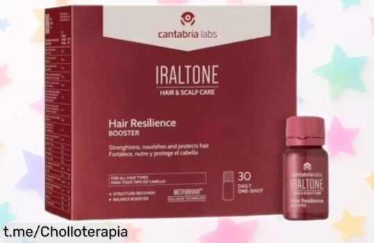 Potente pack de 30 viales Iraltone Hair Resilience Booster para revitalizar tu pelo, ¡rebajado a un precio loco que no puedes dejar escapar!