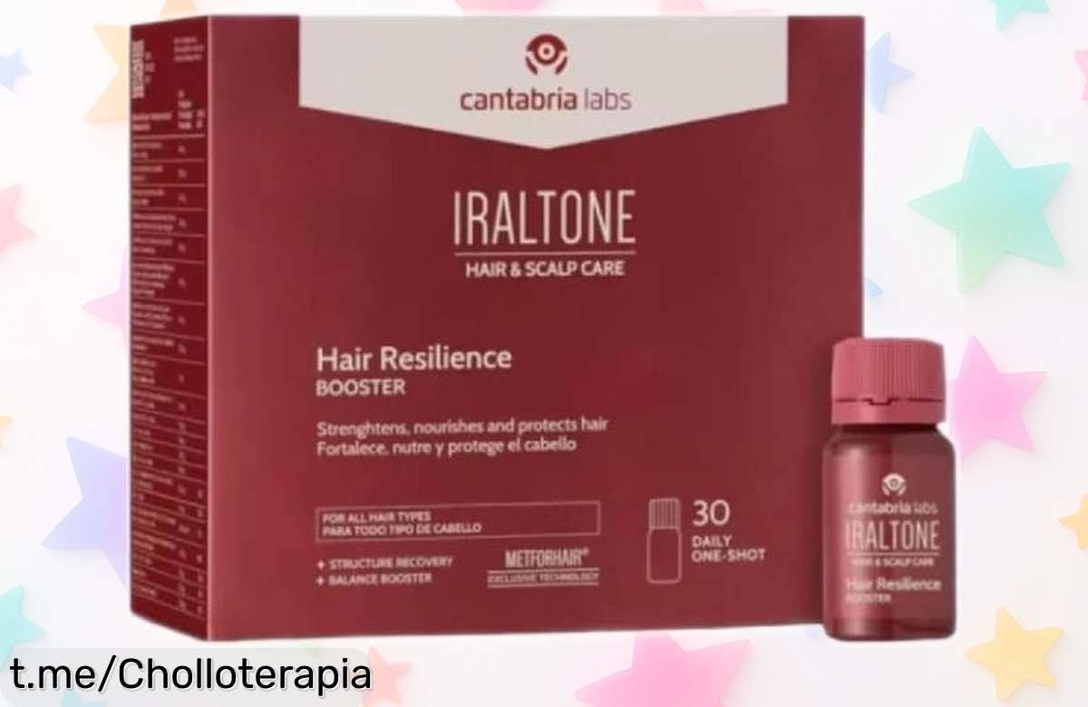 Potente pack de 30 viales Iraltone Hair Resilience Booster para revitalizar tu pelo, ¡rebajado a un precio loco que no puedes dejar escapar!