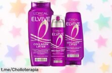 Potente pack volumina de L’Oréal Paris Collagen Lifter, lleva tu cabello al siguiente nivel con este lote completo y un precio que no podrás creer. ¡No te quedes sin el tuyo!