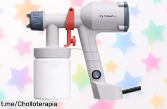 Potente pistola de pintura Tilswall Dreamer400 con depósito grande y boquillas perfectas, un ofertón irresistible para hacer tus paredes brillantes sin esfuerzo. ¡Consíguela ya!