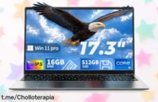 Potente portátil MITUNTUN 17,3” con Core i5 y teclado retroiluminado a un precio de risa; ¡no dejes escapar esta oportunidad para llevar tu rendimiento al siguiente nivel!