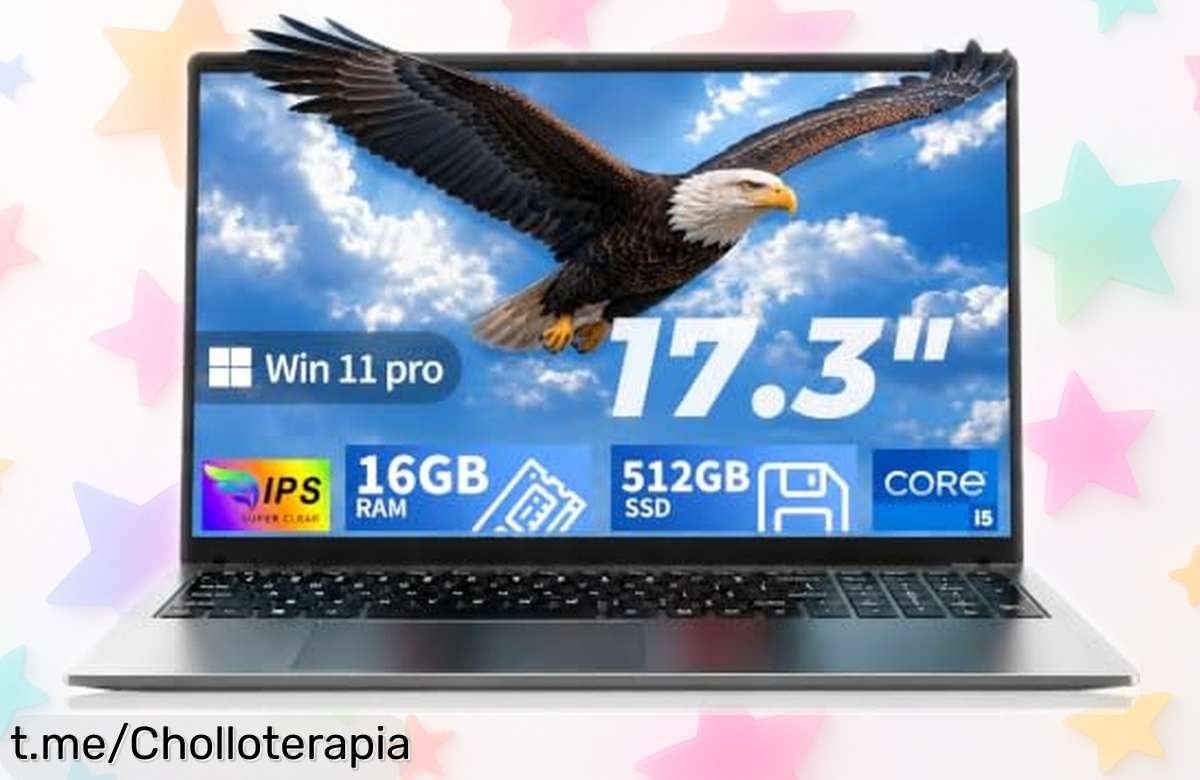 Potente portátil MITUNTUN 17,3” con Core i5 y teclado retroiluminado a un precio de risa; ¡no dejes escapar esta oportunidad para llevar tu rendimiento al siguiente nivel!