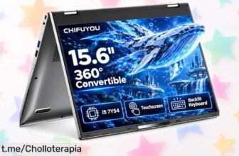 Potente portátil convertible 2 en 1 con pantalla táctil y procesador i5: ¡Un ofertón brutal que no podrás dejar escapar! Lleva tu creatividad al máximo ya mismo.