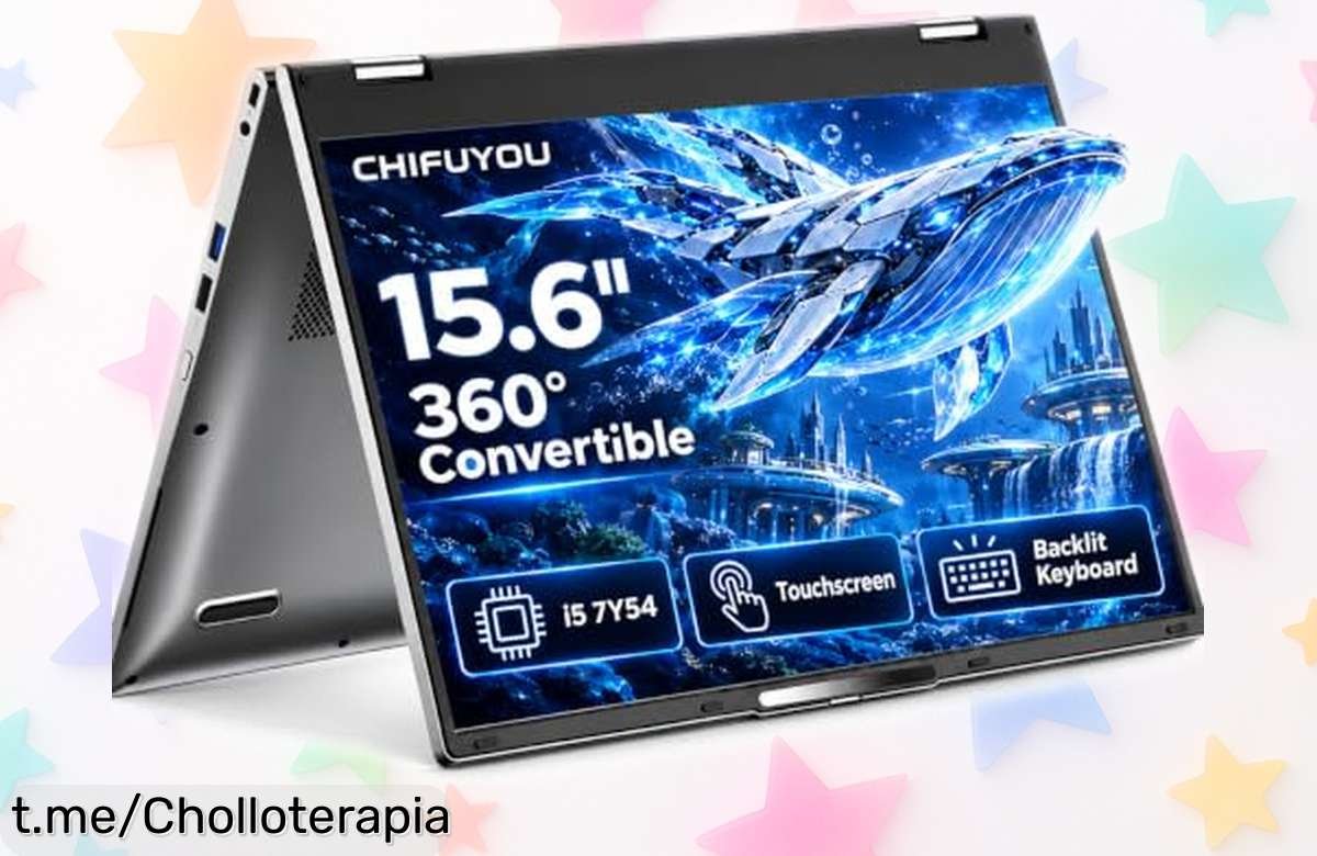 Potente portátil convertible 2 en 1 con pantalla táctil y procesador i5: ¡Un ofertón brutal que no podrás dejar escapar! Lleva tu creatividad al máximo ya mismo.