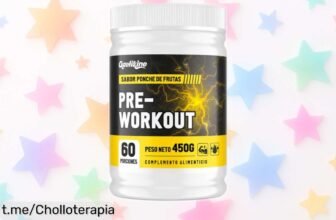 Potente pre workout en polvo con cafeína y BCAA, ¡ofertón a un precio loco! Eleva tu energía y concentración ahora mismo para entrenar como nunca antes.