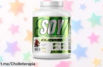 Potente proteína de soja ELEVRA en pack de 2kg: ¡rebajado a un precio alucinante para que lleves tus entrenos al siguiente nivel! No te quedes sin ella.