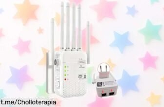Potente repetidor WiFi con 6 antenas y cobertura brutal: disfruta de streaming 4K y juegos sin cortes, ¡ahora a un precio de escándalo que no puedes dejar pasar!