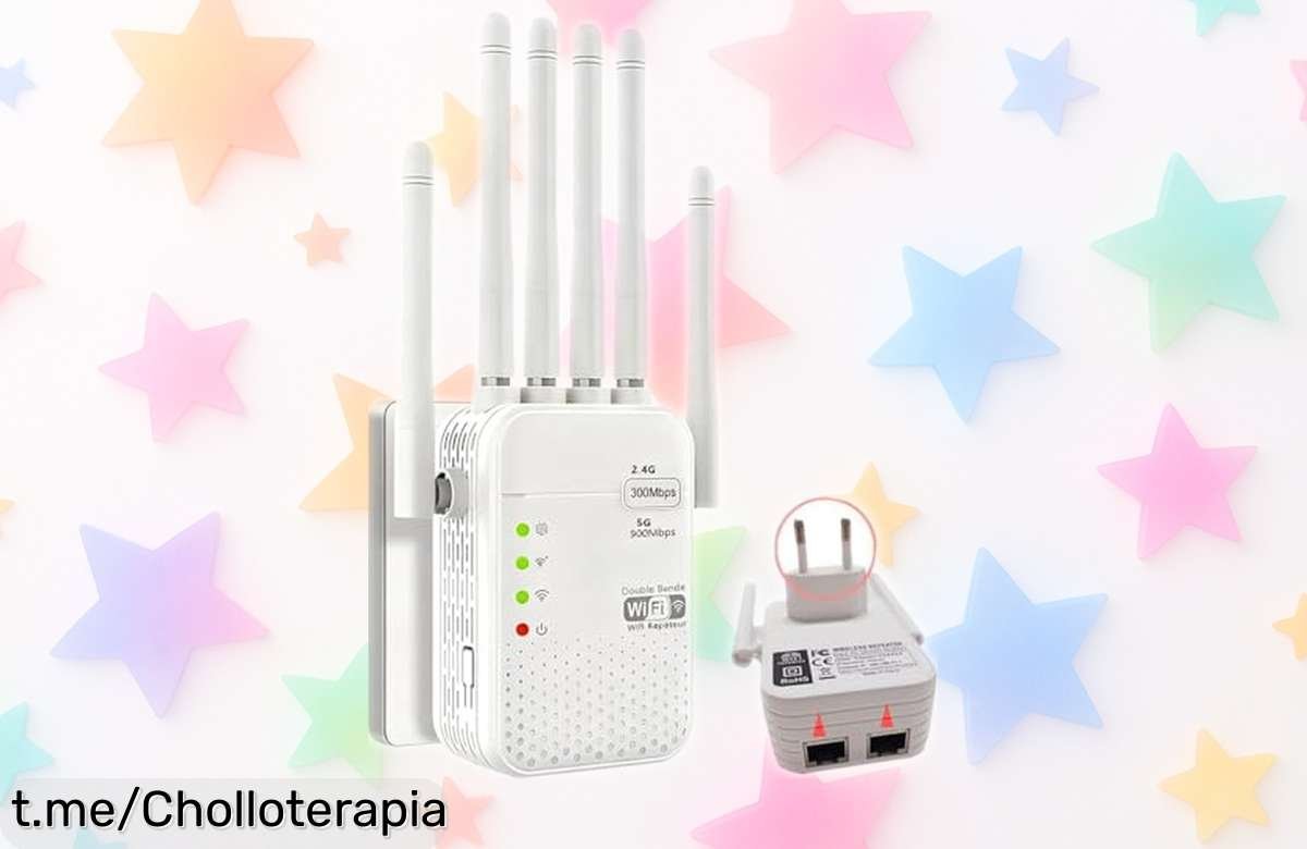 Potente repetidor WiFi con 6 antenas y cobertura brutal: disfruta de streaming 4K y juegos sin cortes, ¡ahora a un precio de escándalo que no puedes dejar pasar!