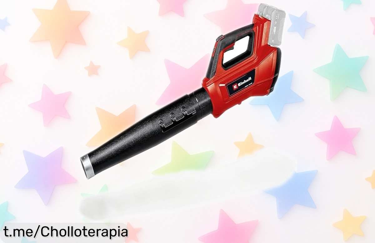 Potente soplador de hojas a batería Einhell GELB 36/210 Li, un ofertón que hará tu jardín más fácil y divertido, ¡no dejes pasar esta oportunidad única!