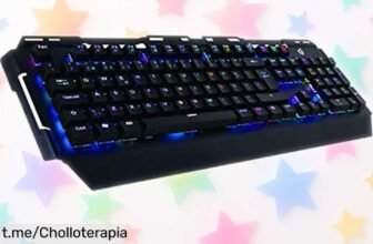 Potente teclado gaming mecánico Conceptronic Kronic01PT a un precio de ganga: potencia tus partidas con macros y duración extrema, ¡no te quedes sin el tuyo!