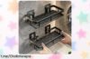 Práctico estante de pared para baño y cocina que se coloca sin taladrar, una oportunidad única para organizarte en minutos ¡No dejes escapar este ofertón!