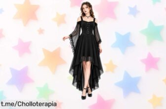 Precioso vestido gótico medieval con encaje para mujer, ideal para brillar en Halloween o cosplay, ¡aplica el cupón y disfruta de un precio que te hará sonreír!