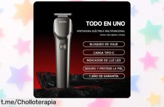 Prepárate para lucir barba y cabello impecables con el aparador eléctrico ENCHEN Beardo 2, ahora a un precio de ganga que no puedes dejar escapar. ¡Estilo al instante!
