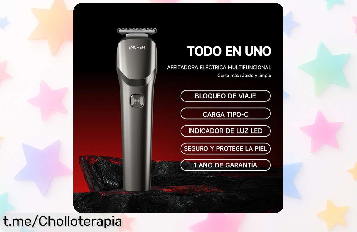 Prepárate para lucir barba y cabello impecables con el aparador eléctrico ENCHEN Beardo 2, ahora a un precio de ganga que no puedes dejar escapar. ¡Estilo al instante!