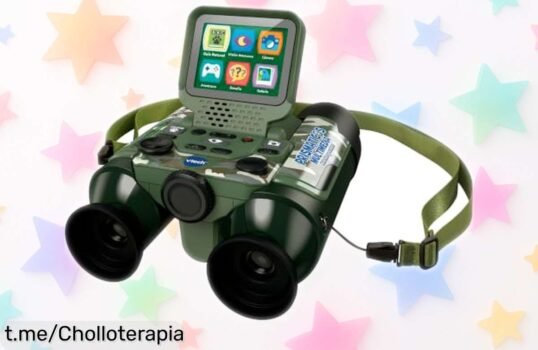 Prismáticos con cámara VTech para explorar la naturaleza y jugar bajo las estrellas, ¡no te pierdas este precio de ganga que hará brillar cada aventura!