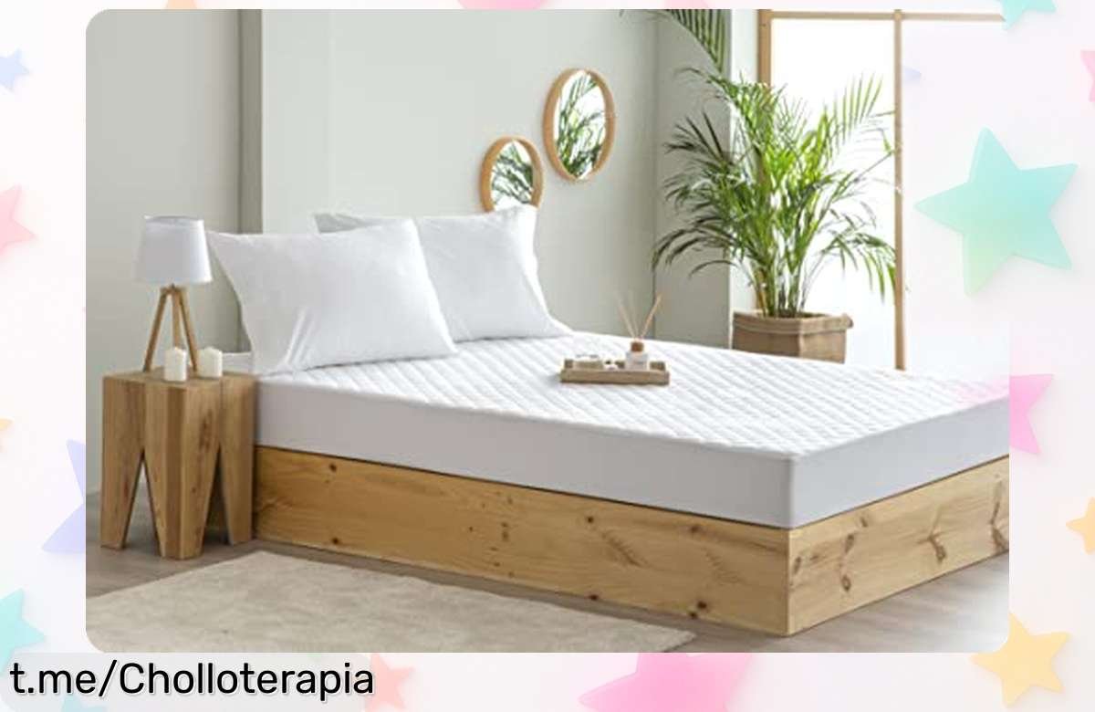 Protector de colchón Todocama: cuida tu cama de ácaros y con membrana impermeable, ¡oferta loca que no querrás dejar pasar! Tu descanso merece esto ahora mismo.