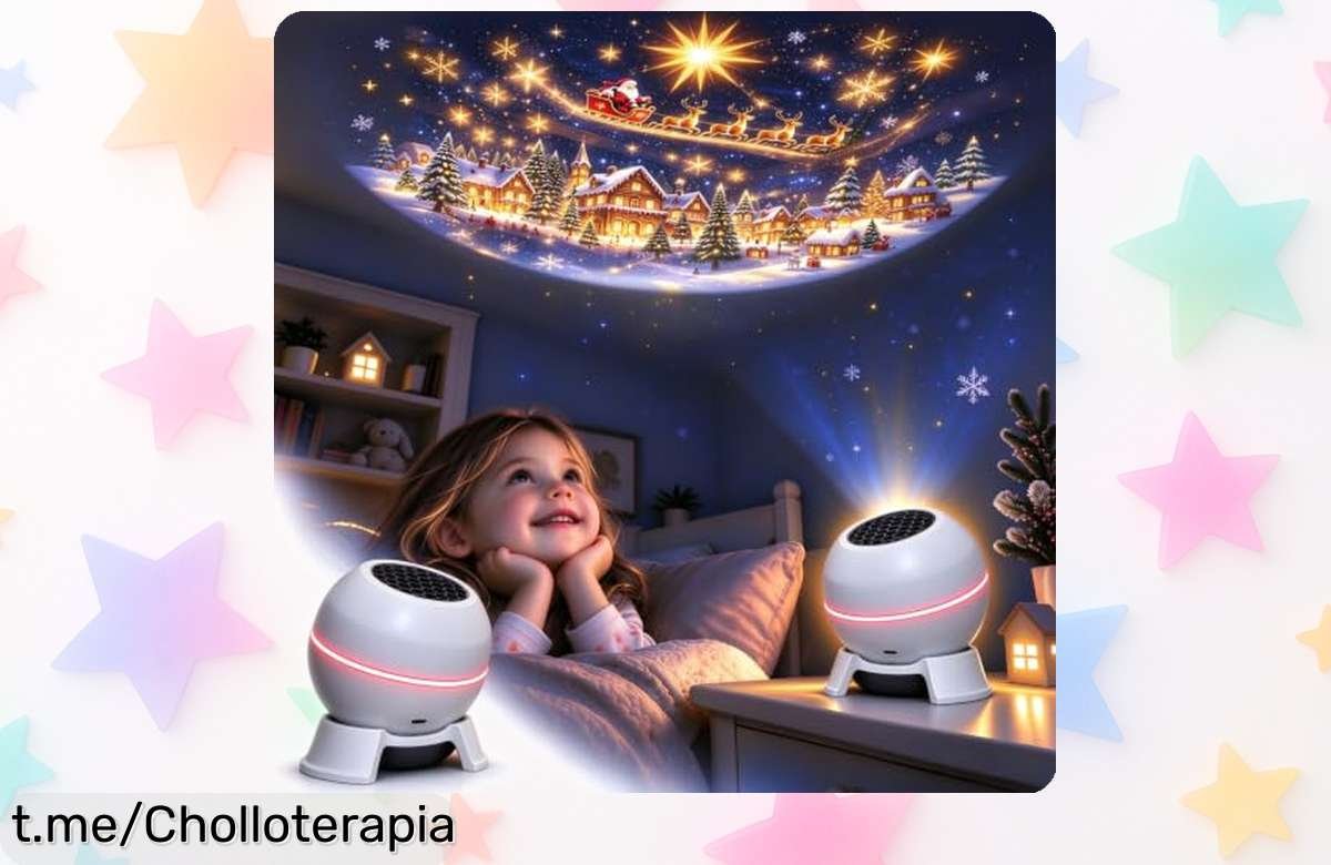 Proyector LED giratorio para decorar tu techo con luces navideñas y ambientación oceánica a un precio que te dejará boquiabierto, ¡no dejes pasar esta oportunidad única!