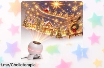 Proyector de luz nocturna navideño que transforma tu hogar en un mundo mágico a precio de escándalo, ¡no dejes pasar esta oportunidad única!