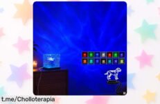Proyector de olas para la habitación con 16 colores y control a distancia, cambia tu ambiente mientras aprovechas un precio increíble que no podrás dejar pasar.