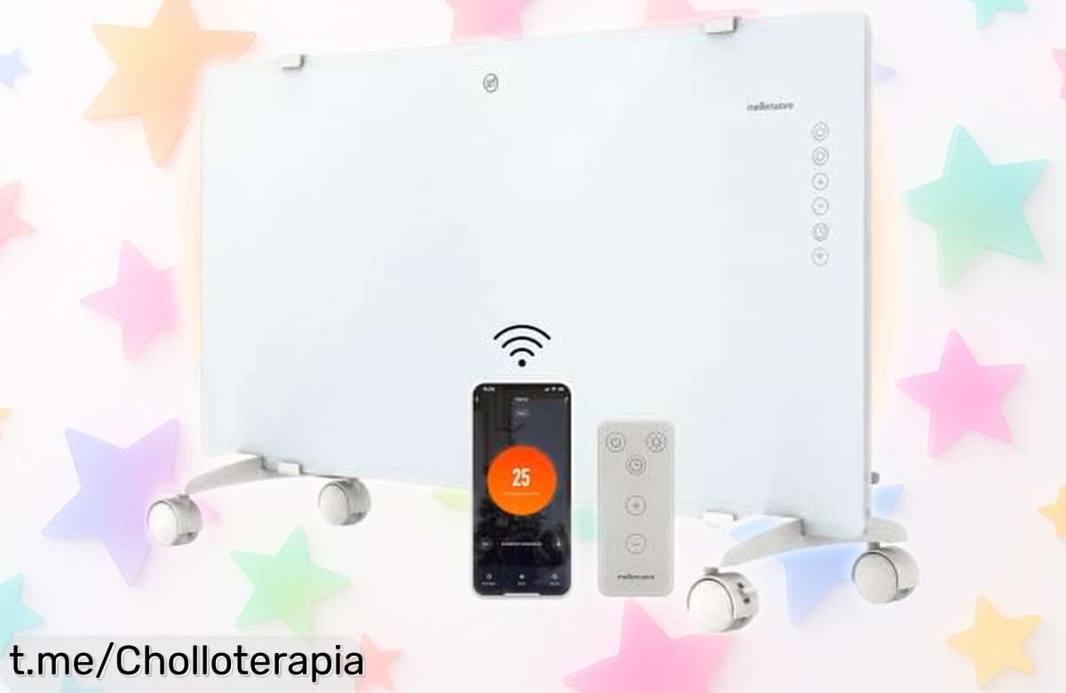 Radiador convector eléctrico Mellerware 2000 W: el ofertón que calienta rápido y controla desde tu móvil, ¡no dejes escapar esta oportunidad para decir adiós al frío ya!