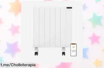 Radiador eléctrico Mellerware 1500W con wifi: controla la calefacción desde tu móvil y calienta hasta 20 m² ¡Aprovecha este chollo a precio de risa antes que se agote!