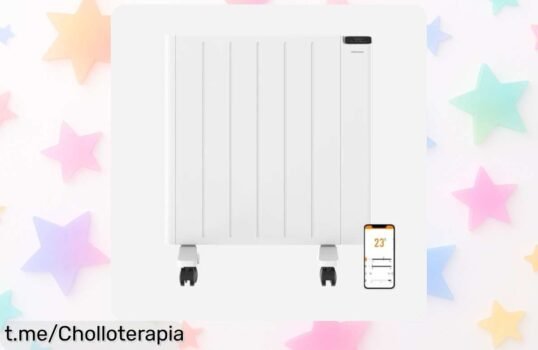 Radiador eléctrico Mellerware 1500W con wifi: controla la calefacción desde tu móvil y calienta hasta 20 m² ¡Aprovecha este chollo a precio de risa antes que se agote!