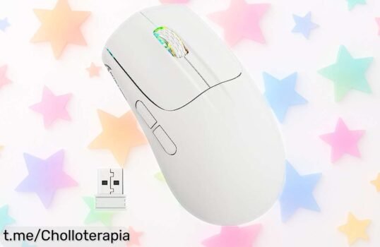 Ratón gaming inalámbrico Attack Shark X5 ligero y brillante, un ofertón que no puedes dejar pasar: ¡estás a un clic de mejorar tu juego y disfrutar al máximo!