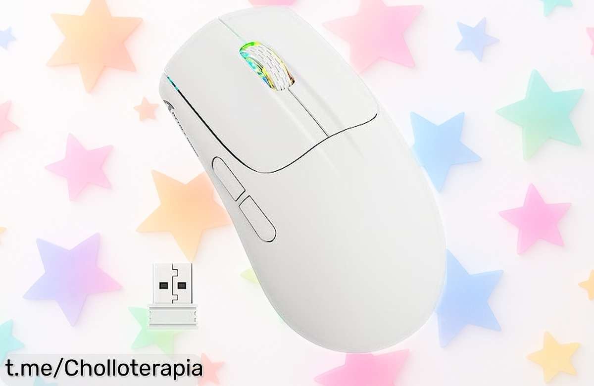 Ratón gaming inalámbrico Attack Shark X5 ligero y brillante, un ofertón que no puedes dejar pasar: ¡estás a un clic de mejorar tu juego y disfrutar al máximo!