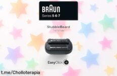 Recortadora de barba Braun EasyClick para un look impecable, con ajustes perfectos y cabezal lavable, ahora a un precio loco que no querrás dejar pasar.