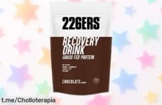 Recuperador muscular en polvo 226ERS con proteína grass fed y chocolate a precio loco: ¡Potencia tu energía sin subir azúcar! No dejes escapar este super chollo para tus entrenos.