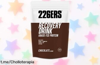 Recuperador muscular en polvo 226ERS con proteína grass fed y chocolate a precio loco: ¡Potencia tu energía sin subir azúcar! No dejes escapar este super chollo para tus entrenos.