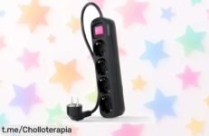 Regleta Nanocable con 4 enchufes e interruptor en un ofertón que protege a los peques y soporta hasta 3.680W, ¡conéctalo todo sin miedo! Aprovecha antes de que vuelva a subir el precio.