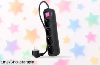 Regleta Nanocable con 4 enchufes e interruptor en un ofertón que protege a los peques y soporta hasta 3.680W, ¡conéctalo todo sin miedo! Aprovecha antes de que vuelva a subir el precio.