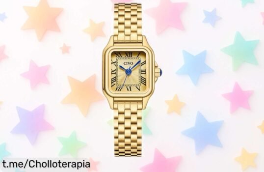 Reloj CIVO de acero inoxidable con diseño vintage, precisión japonesa y resistente al agua: ¡aprovecha este precio regalado antes que se acabe!